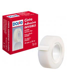 Dohe Cinta Adhesiva Invisible de Polipropileno 19mmx33m - Alta Resistencia y Potente Adhesivo - Aptas para todo Tipo de Aplicaci