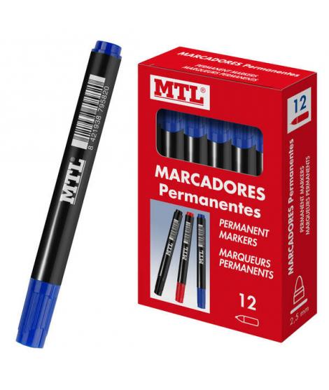 Dohe Marcadores Permanentes - Punta Conica de 2mm - Resistente al Agua y Secado Rapido - Ideal para Rotular en Cualquier Superfi