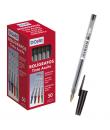 Dohe Boligrafos de Tinta a Base de Aceite - Punta de Bola Metalica de 1mm - Trazo de 0.4mm - Cuerpo Transparente y Capucha Venti