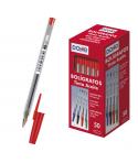 Dohe Boligrafos de Tinta a Base de Aceite - Punta de Bola de 1mm - Trazo de 0.4mm - Cuerpo Transparente y Capucha Ventilada