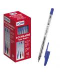Dohe Boligrafos de Tinta a Base de Aceite - Punta de Bola Metalica de 1mm - Trazo de 0.4mm - Cuerpo Transparente y Capucha Venti