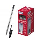 Dohe Boligrafos de Tinta a Base de Aceite - Punta de Bola Metalica de 1mm - Trazo de 0.4mm - Cuerpo Transparente y Capucha Venti