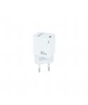 Tooq Cargador de Pared GaN USB-CPD 30W - Color Blanco