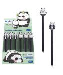 Dohe Expositor de 24 Boligrafos Tinta Borrable - Cuerpo Plastico Color - Tapa Decorada Motivos Panda - Punta Bola Metalica 1mm -