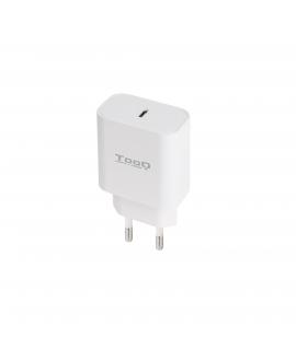 Tooq Cargador de Pared 1x USB-C/PD 20W - Color Blanco