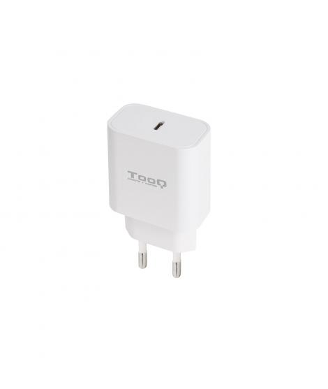 Tooq Cargador de Pared 1x USB-C/PD 20W - Color Blanco