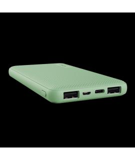 Trust Primo Powerbank 10000mAh - USB, Tipo C - Carga Rapida - Color Verde