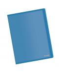 Dohe Carpeta con 10 Fundas A4 - Tapa Flexible de Polipropileno - Fundas Transparentes Soldadas - Color Azul