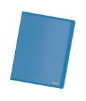 Dohe Carpeta con 20 Fundas Transparentes Soldadas A4 80mic - Tapa Flexible de Polipropileno - Color Azul