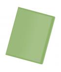 Dohe Carpeta con 20 Fundas Transparentes Soldadas A4 80mic - Tapa Flexible de Polipropileno - Color Verde