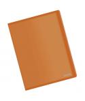 Dohe Carpeta con 20 Fundas Transparentes Soldadas A4 80mic - Tapa Flexible de Polipropileno - Color Naranja