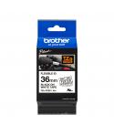 Brother TZeFX261 Cinta Laminada Flexible Original de Etiquetas - Texto negro sobre fondo blanco - Ancho 36mm x 8 metros