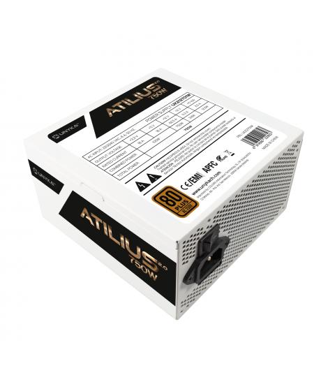 Unykach Atilius 2.0 White 750W 80 Plus Bronze Fuente de Alimentacion 750W ATX 2.3 - APFC - Ventilador 120mm