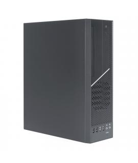 Unykach UK3003 Caja Torre MicroATX, ITX - Tamaño Disco Soportado 3.5", 2.5" - USB-A 2.0/3.2, USB-C 3.2 y Audio - Vantilador 80mm