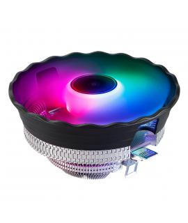 Unykach Jotun DF 120 RGB Disipador Compacto CPU 120mm Perfil Bajo - Iluminacion RGB - Velocidad Max. 1600rpm - Color Blanco/Negr