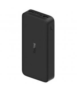 Xiaomi Redmi Bateria Externa/Power Bank 20000 mAh - Carga Rapida 18W  - 2x USB-A , 1x USB-C, 1x Micro USB - Color Negro