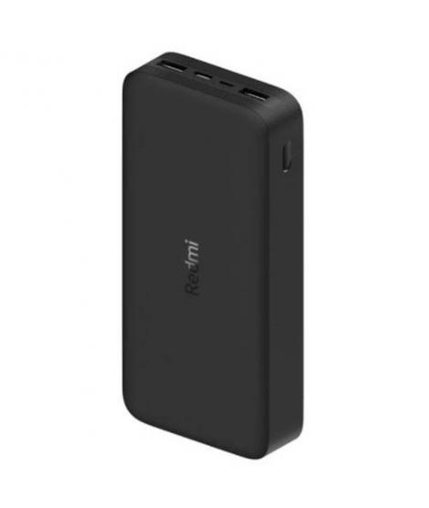 Xiaomi Redmi Bateria Externa/Power Bank 20000 mAh - Carga Rapida 18W  - 2x USB-A , 1x USB-C, 1x Micro USB - Color Negro