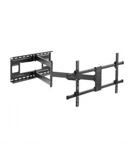 Aisens Soporte PRO Giratorio - Inclinable y Nivelable para Monitor/TV 50kg de 43-80 - Color Negro