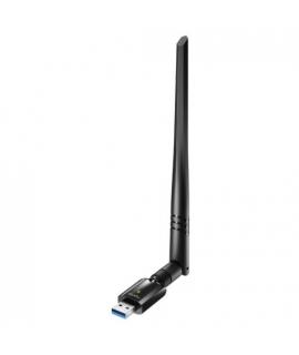 Cudy WU1400 Adaptador de Red USB 3.0 AC1300 Wi-Fi Doble Banda - Hasta 867Mbps en 5GHz - Antena de Alta Ganancia