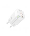XO Cargador de Corriente CE07 35W 2 X Tipo C - Color Blanco