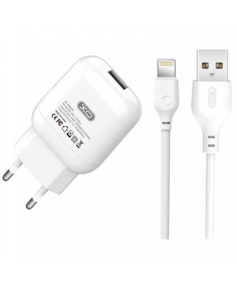 XO L37 Pack Cargador de Corriente USB + Cable USB a Lightning