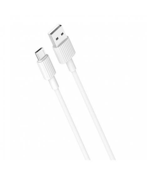 XO NB156 Cable USB-A Macho a MicroUSB 2.4A - Carga + Transmision de Datos Alta Velocidad - Longitud 1m