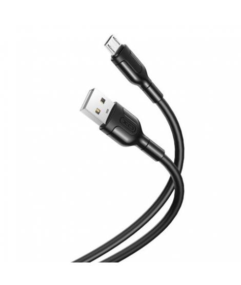 XO Cable de Carga y Transmision de Datos - Longitud 1m - Conector Micro USB - Silicona Suave y Duradera - Alta Velocidad 5V, 21A