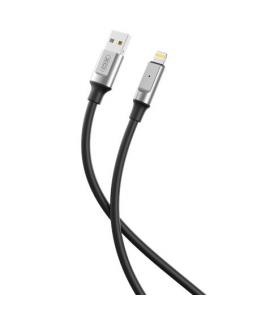 XO Cable NB251 Carga Rapida USB - Lightning - 6A - 1m - Color Negro