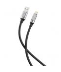 XO Cable NB251 Carga Rapida USB - Lightning - 6A - 1m - Color Negro