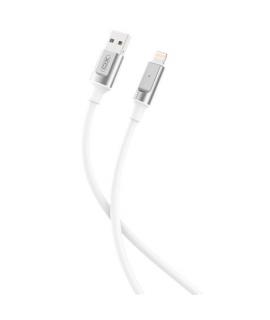 XO Cable NB251 Carga Rapida USB - Lightning - 6A - 1m - Color Blanco