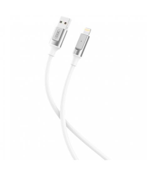 XO Cable NB251 Carga Rapida USB - Lightning - 6A - 1m - Color Blanco