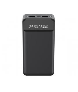 XO Powerbank PR163 - 20000MAH - Carga Rapida - Incluye Cables - Display Digital - Luz Led - Color Negro