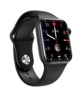 XO W7 Pro Smartwatch Pantalla 1.8" HD - Bateria 200mAh - Carga Inalambrica - Correa de Silicona - IP67 - Color Negro