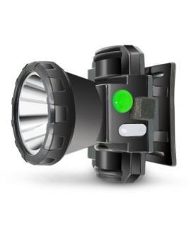 XO Foco LED Potente - Tamaño Optica de 46mm - Hasta 12 Horas de Luz Estroboscopica - Color Negro