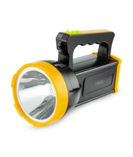 XO Foco Potente Recargable - Tamaño Optica 95mm - Luz Fuerte Hasta 4H, Luz Normal Hasta 8H, Luz Estroboscopica Hasta 48H - Color