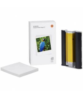 Xiaomi Instant Photo Paper 3" Papel Fotografico para Impresora Xiaomi Instant Photo 1S 40uds