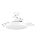 Orbegozo CP 120092 Ventilador de Techo Elegance - Potente Motor DC - Aspas Retractiles - Luz LED - Mando a Distancia - Sistema R