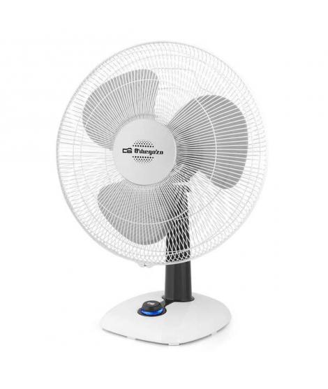 Orbegozo TF 0143 Ventilador de Sobremesa Elegante y Eficiente - Aspas de 40cm - 3 Velocidades - Funcion Oscilacion - Silencioso 