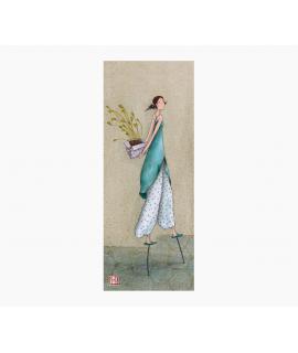 Pictura Gaëlle Boissonnard Marcapaginas Ancho - 5.5x14cm - Embolsada Individualmente en Celofan - Impresas en Papel con Certific
