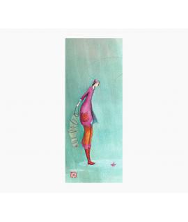 Pictura Gaëlle Boissonnard Marcapaginas Ancho - 5.5x14cm - Embolsada Individualmente en Celofan - Impresas en Papel con Certific