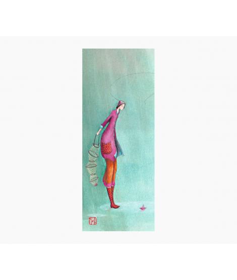 Pictura Gaëlle Boissonnard Marcapaginas Ancho - 5.5x14cm - Embolsada Individualmente en Celofan - Impresas en Papel con Certific