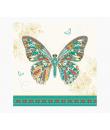 Pictura Tarjeta Arabesque - 16x16cm - Tematica Mariposa - Tarjeta Triptica sin Envoltorio - Incluido Sobre Blanco - Papel con Ce