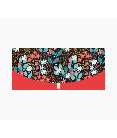 Pictura Tarjeta Money Cards - Tarjeta de Regalo Tipo Sobre Horizontal - Tematica de Flores - 21.3x9.6cm - Embolsada Individualme