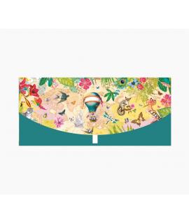 Pictura Tarjeta Money Cards - 21.3x9.6cm - Diseño Tematico de Globo y Animales - Incluye Sobre Blanco - Certificacion FSC
