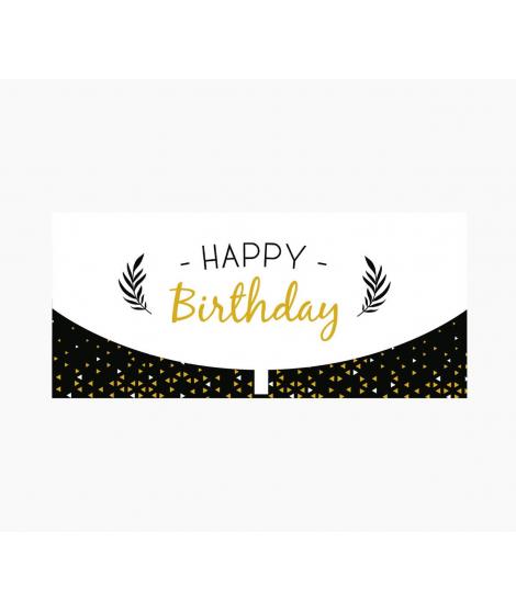 Pictura Tarjeta Money Cards - 21.3x9.6cm - Formato Sobre Horizontal - Ideal para Regalos Elegantes - Tematica Cumpleaños - Embol