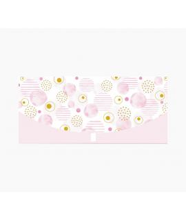 Pictura Tarjeta Money Cards - 21.3x9.6cm - Diseño Elegante de Circulos - Incluye Sobre Blanco - Certificacion FSC