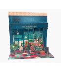 Pictura Tarjeta 3D Pop-Up - 16x16cm - Tematica Floristeria - Embolsada Individualmente - Incluye Sobre Blanco - Papel con Certif