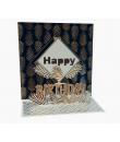 Pictura Tarjeta 3D Pop-Up - 16x16cm - Tematica Cumpleaños - Embolsada Individualmente en Celofan - Incluido Sobre Blanco - Papel