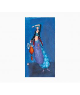 Pictura Gaëlle Boissonnard Tarjeta Doble - Acabado en Barniz de Relieve UV Grueso - Laminado Mate de Tacto Suave - 10.5x21cm - P