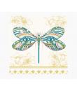 Pictura Tarjeta Arabesque - 16x16cm - Tematica Libelula - Triptica sin Envoltorio - Incluye Sobre Blanco - Papel con Certificaci